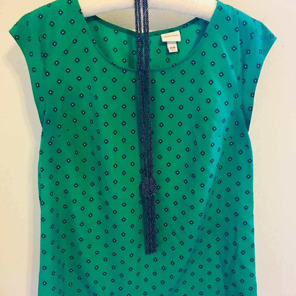 Merona Green Blouse